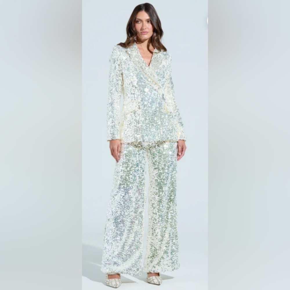 AKIRA Sequin Blazer